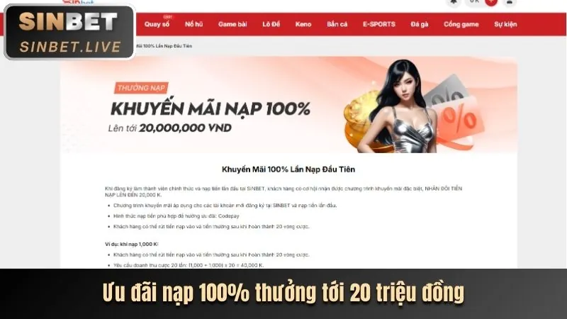 Tiền thưởng chào mừng 8day08 win